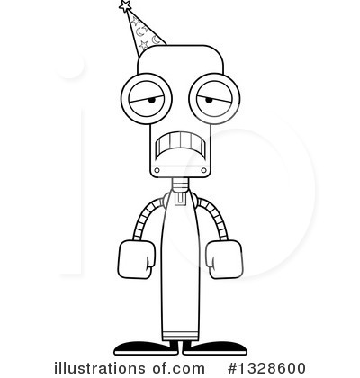 Royalty-Free (RF) Robot Clipart Illustration by Cory Thoman - Stock Sample #1328600