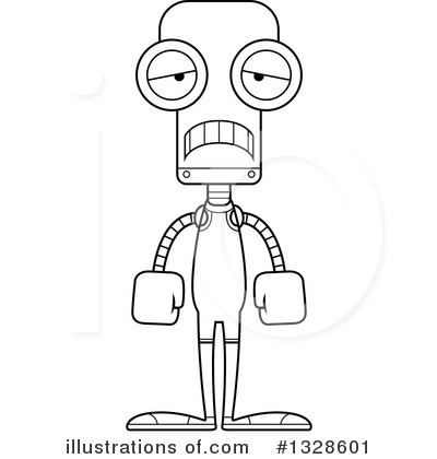 Royalty-Free (RF) Robot Clipart Illustration by Cory Thoman - Stock Sample #1328601