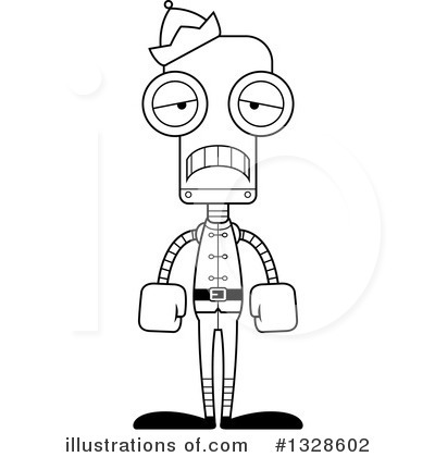 Royalty-Free (RF) Robot Clipart Illustration by Cory Thoman - Stock Sample #1328602