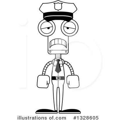 Royalty-Free (RF) Robot Clipart Illustration by Cory Thoman - Stock Sample #1328605