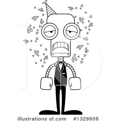 Royalty-Free (RF) Robot Clipart Illustration by Cory Thoman - Stock Sample #1328608