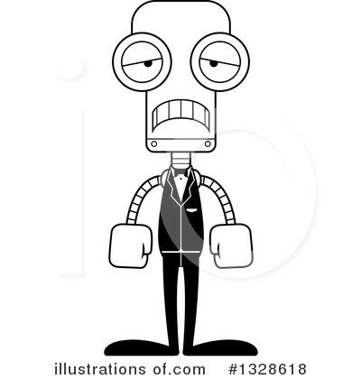 Royalty-Free (RF) Robot Clipart Illustration by Cory Thoman - Stock Sample #1328618