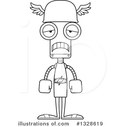 Royalty-Free (RF) Robot Clipart Illustration by Cory Thoman - Stock Sample #1328619