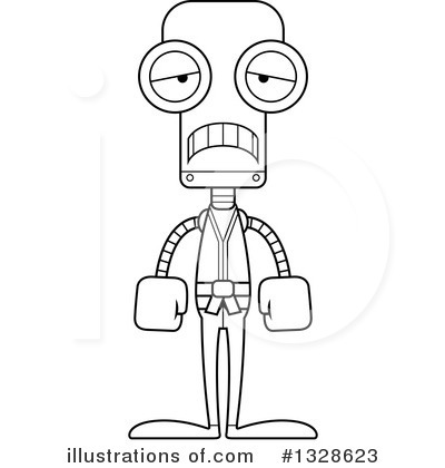 Royalty-Free (RF) Robot Clipart Illustration by Cory Thoman - Stock Sample #1328623