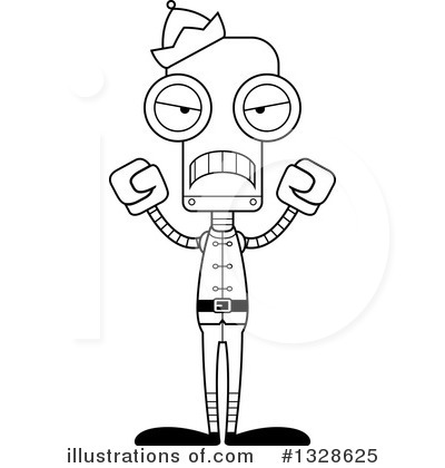 Royalty-Free (RF) Robot Clipart Illustration by Cory Thoman - Stock Sample #1328625