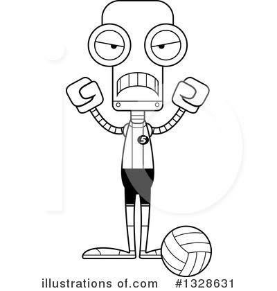 Royalty-Free (RF) Robot Clipart Illustration by Cory Thoman - Stock Sample #1328631