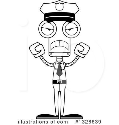 Royalty-Free (RF) Robot Clipart Illustration by Cory Thoman - Stock Sample #1328639