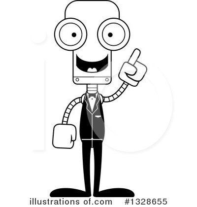 Royalty-Free (RF) Robot Clipart Illustration by Cory Thoman - Stock Sample #1328655