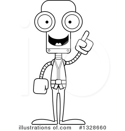 Royalty-Free (RF) Robot Clipart Illustration by Cory Thoman - Stock Sample #1328660