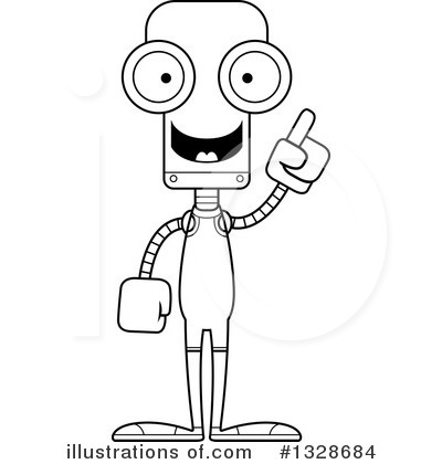 Royalty-Free (RF) Robot Clipart Illustration by Cory Thoman - Stock Sample #1328684