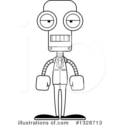 Royalty-Free (RF) Robot Clipart Illustration by Cory Thoman - Stock Sample #1328713