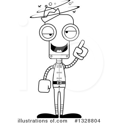 Royalty-Free (RF) Robot Clipart Illustration by Cory Thoman - Stock Sample #1328804