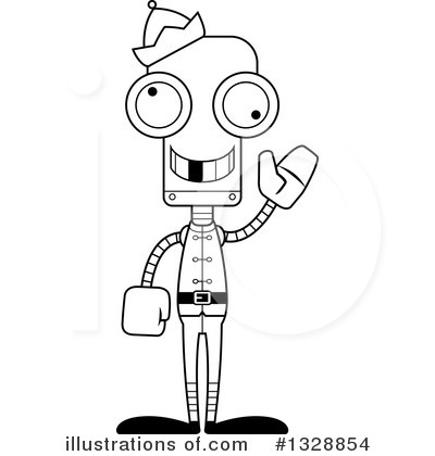 Royalty-Free (RF) Robot Clipart Illustration by Cory Thoman - Stock Sample #1328854