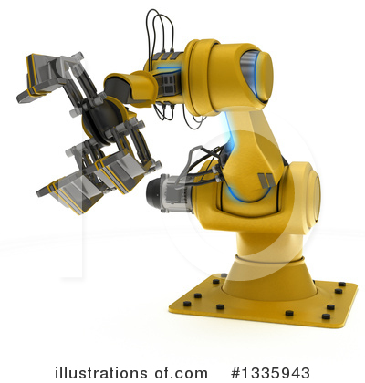 Robotic Clipart #1335943 by KJ Pargeter