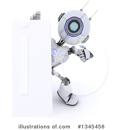 Royalty-Free (RF) Robot Clipart Illustration by KJ Pargeter - Stock Sample #1345456