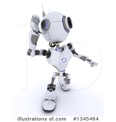 Royalty-Free (RF) Robot Clipart Illustration by KJ Pargeter - Stock Sample #1345464