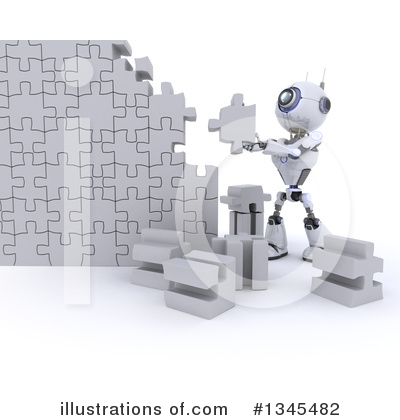 Royalty-Free (RF) Robot Clipart Illustration by KJ Pargeter - Stock Sample #1345482