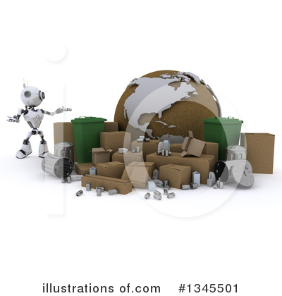 Robot Clipart #1345501 by KJ Pargeter