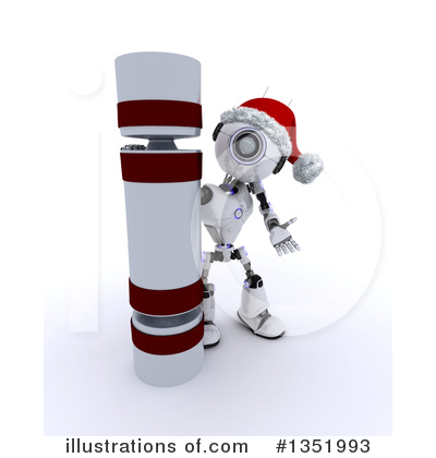 Royalty-Free (RF) Robot Clipart Illustration by KJ Pargeter - Stock Sample #1351993