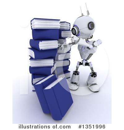 Royalty-Free (RF) Robot Clipart Illustration by KJ Pargeter - Stock Sample #1351996