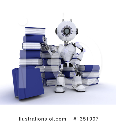 Robot Clipart #1351997 by KJ Pargeter