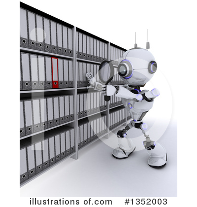 Royalty-Free (RF) Robot Clipart Illustration by KJ Pargeter - Stock Sample #1352003