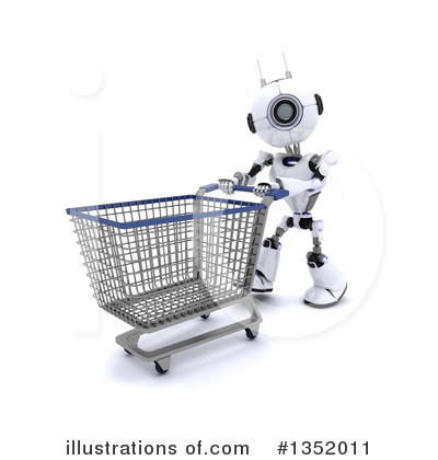 Royalty-Free (RF) Robot Clipart Illustration by KJ Pargeter - Stock Sample #1352011