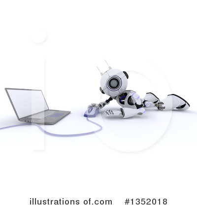 Royalty-Free (RF) Robot Clipart Illustration by KJ Pargeter - Stock Sample #1352018