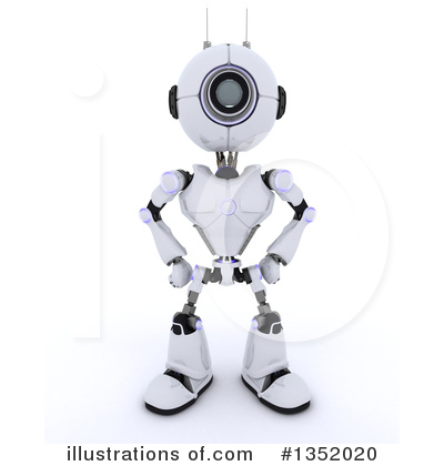 Robot Clipart #1352020 by KJ Pargeter