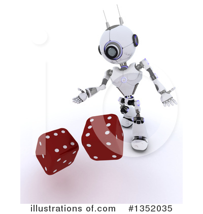 Royalty-Free (RF) Robot Clipart Illustration by KJ Pargeter - Stock Sample #1352035