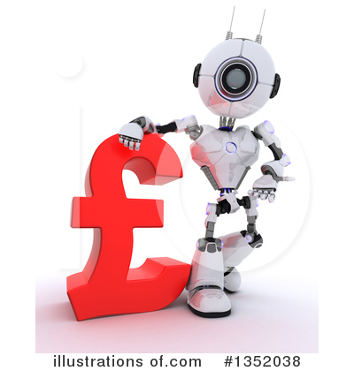 Royalty-Free (RF) Robot Clipart Illustration by KJ Pargeter - Stock Sample #1352038