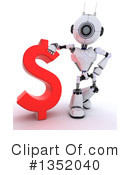 Robot Clipart #1352040 by KJ Pargeter