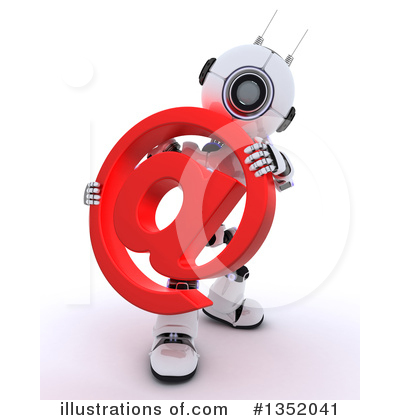 Royalty-Free (RF) Robot Clipart Illustration by KJ Pargeter - Stock Sample #1352041