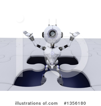 Royalty-Free (RF) Robot Clipart Illustration by KJ Pargeter - Stock Sample #1356180