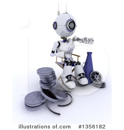 Royalty-Free (RF) Robot Clipart Illustration by KJ Pargeter - Stock Sample #1356182