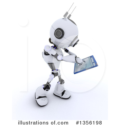 Royalty-Free (RF) Robot Clipart Illustration by KJ Pargeter - Stock Sample #1356198
