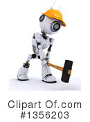 Robot Clipart #1356203 by KJ Pargeter