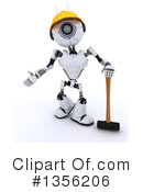 Robot Clipart #1356206 by KJ Pargeter