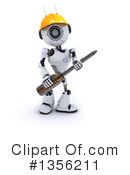 Robot Clipart #1356211 by KJ Pargeter