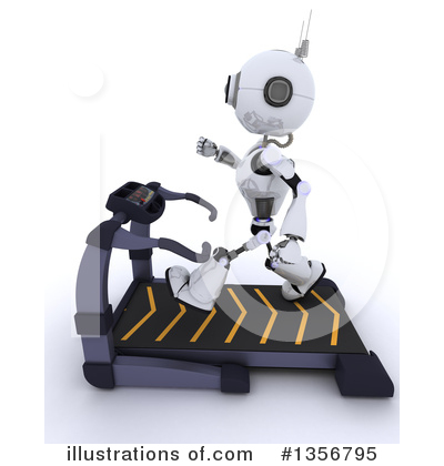 Royalty-Free (RF) Robot Clipart Illustration by KJ Pargeter - Stock Sample #1356795