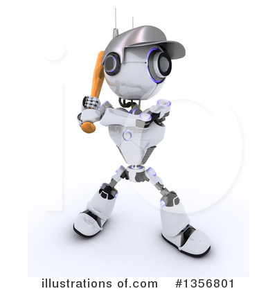 Royalty-Free (RF) Robot Clipart Illustration by KJ Pargeter - Stock Sample #1356801