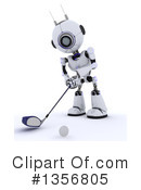 Robot Clipart #1356805 by KJ Pargeter