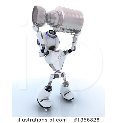 Royalty-Free (RF) Robot Clipart Illustration by KJ Pargeter - Stock Sample #1356828