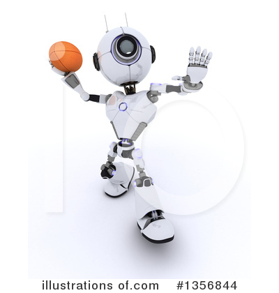 Royalty-Free (RF) Robot Clipart Illustration by KJ Pargeter - Stock Sample #1356844
