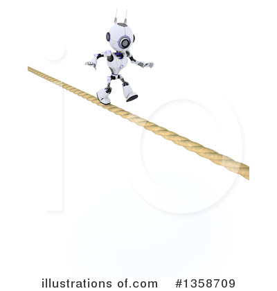 Royalty-Free (RF) Robot Clipart Illustration by KJ Pargeter - Stock Sample #1358709