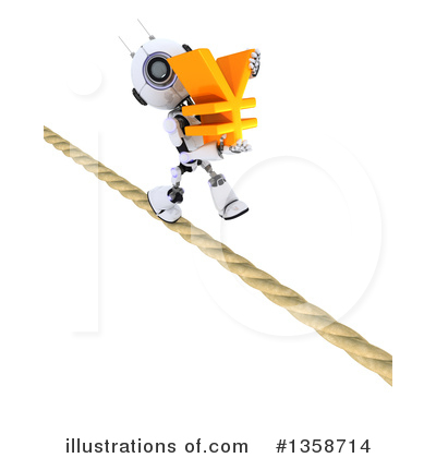 Royalty-Free (RF) Robot Clipart Illustration by KJ Pargeter - Stock Sample #1358714