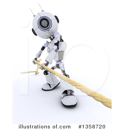 Royalty-Free (RF) Robot Clipart Illustration by KJ Pargeter - Stock Sample #1358720