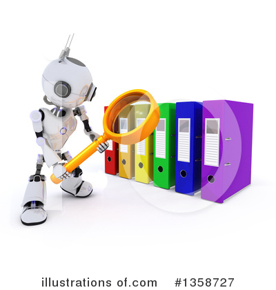 Royalty-Free (RF) Robot Clipart Illustration by KJ Pargeter - Stock Sample #1358727