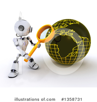 Robot Clipart #1358731 by KJ Pargeter