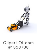 Robot Clipart #1358738 by KJ Pargeter